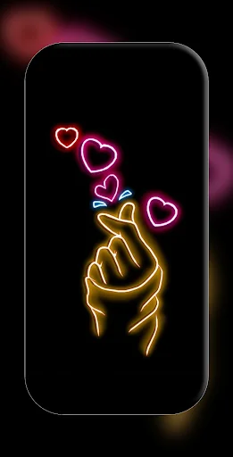 Finger Heart Wallpaper screenshot 2