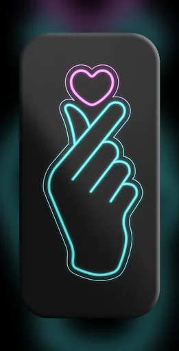 Finger Heart Wallpaper screenshot 4