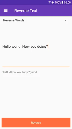 Reverse Text - Text Encryption