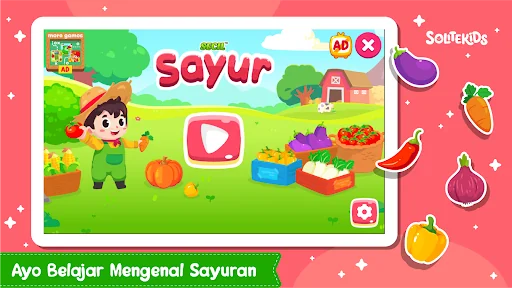 Belajar Sayur + Suara