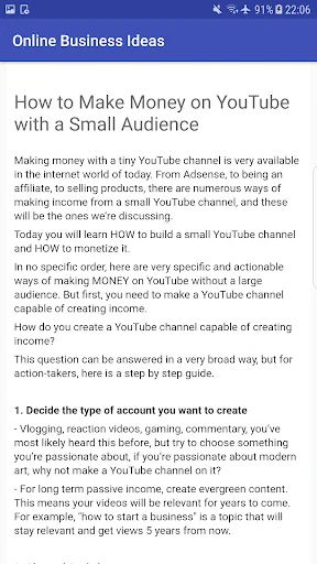 Online Business Ideas screenshot 4