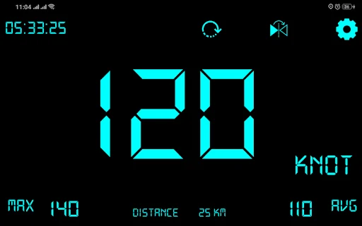 Digital GPS Speedometer screenshot 1