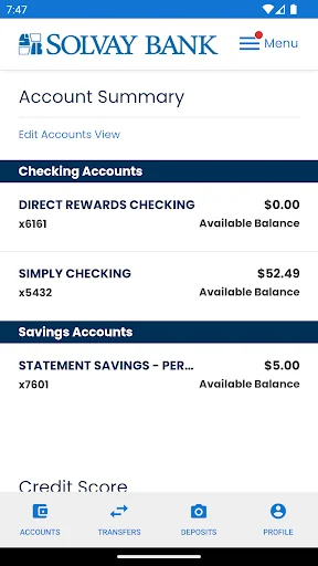 Solvay Bank screenshot 4