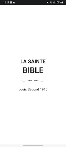La Sainte Bible, Louis Segond screenshot 1