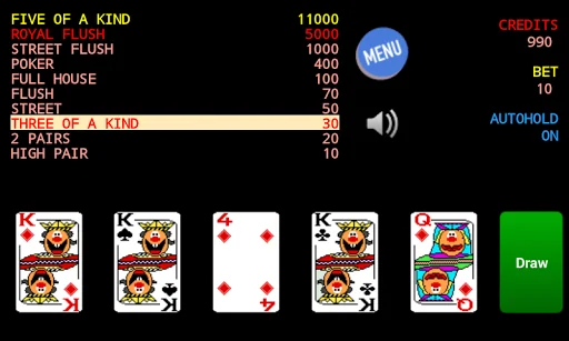 Jolly Card Poker screenshot 1