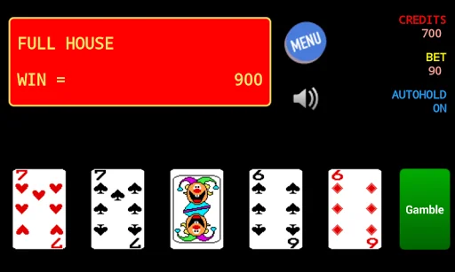 Jolly Card Poker screenshot 2