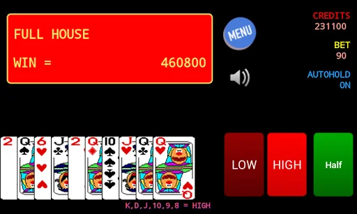 Jolly Card Poker screenshot 3