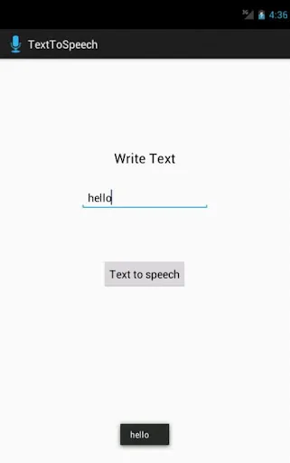 TEXT TO SPEECH