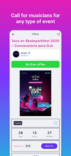 BizBat - Music Calls screenshot 2