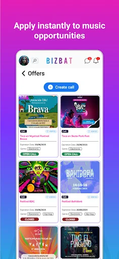 BizBat - Music Calls screenshot 3