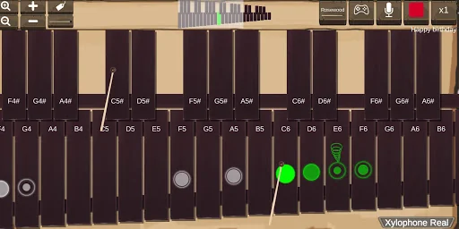 Xylophone Real: 2 mallet types screenshot 1