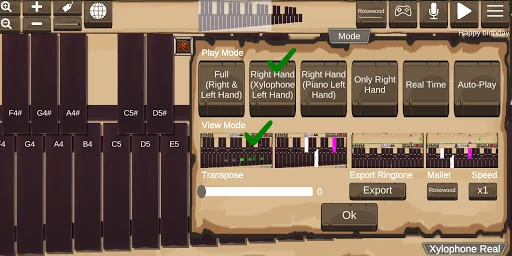 Xylophone Real: 2 mallet types screenshot 3