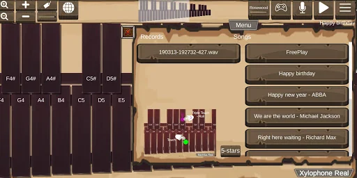 Xylophone Real: 2 mallet types screenshot 4