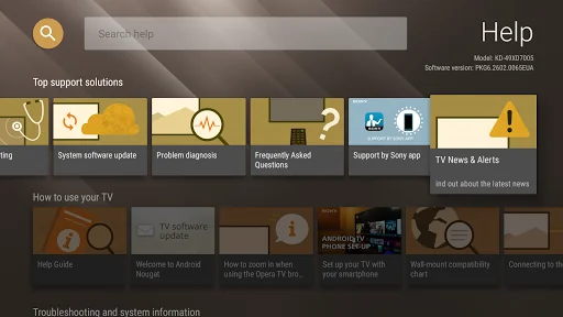 BRAVIA™ Help