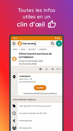 vide-greniers.org screenshot 3