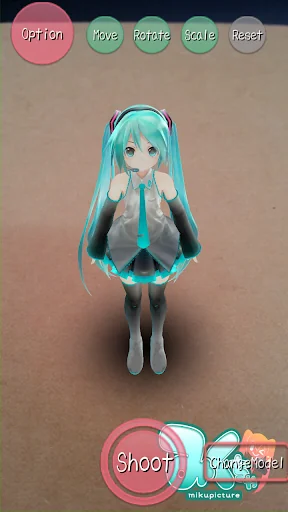 【Miku AR Camera】Mikuture screenshot 2