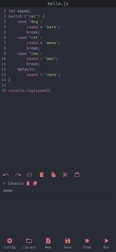 JavaScript Editor screenshot 3