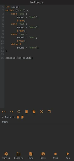 JavaScript Editor screenshot 4
