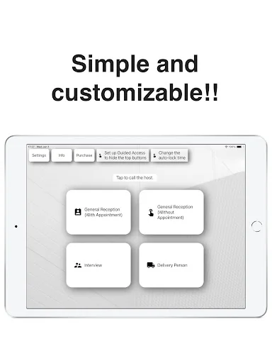 Reception App:Visitor Check-in