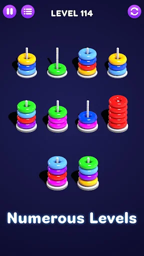 Color Hoop Sort - Color Sort screenshot 3