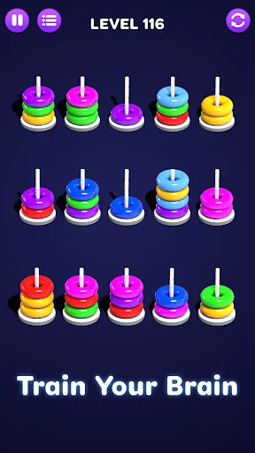 Color Hoop Sort - Color Sort screenshot 4