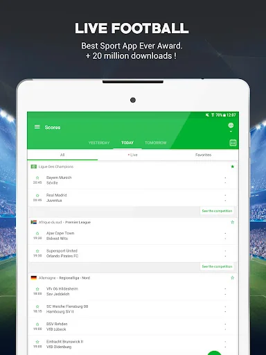 SKORES - Live Soccer Scores