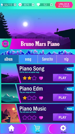 I Just Might Bruno Mars Piano screenshot 1