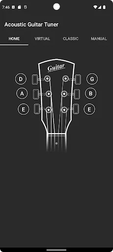 Acoustic Guitar Tuner screenshot 1