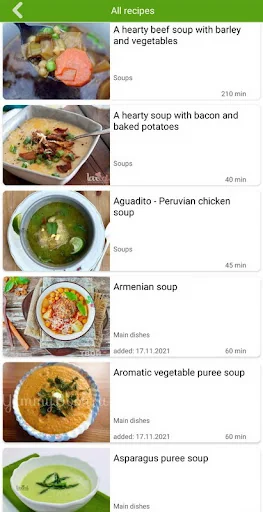 Soup recipes screenshot 3