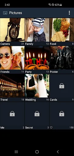 Secure Gallery (Lock/Hide Pict screenshot 1