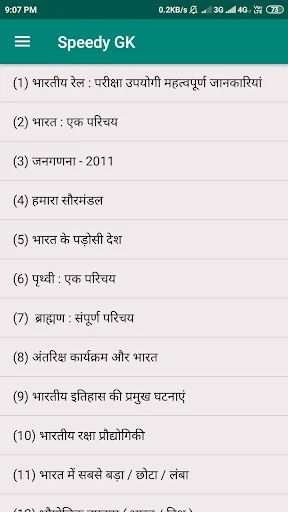 Speedy Railway GK 2025