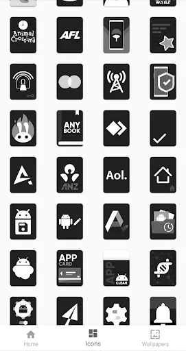 Monotone - Dark Icon Pack screenshot 4