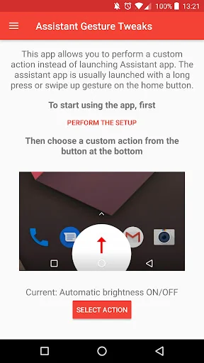 Assistant Gesture Tweaks