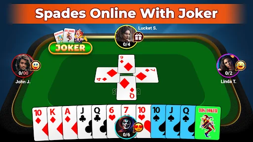 Spades Online Multiplayer Game screenshot 2