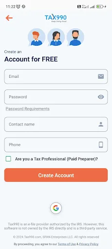 E-File Form 990-N (e-Postcard)