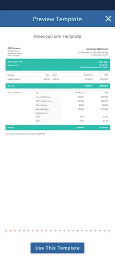 Paycheck: Paystub Generator screenshot 3