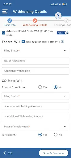 Paycheck: Paystub Generator screenshot 4