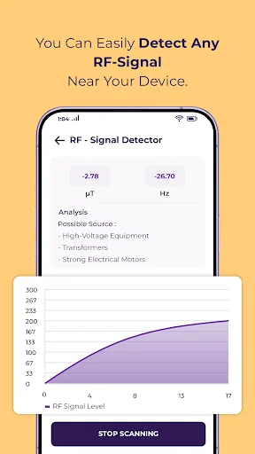 RF Signal Tracker & Detector screenshot 1