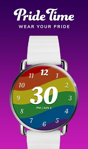 Pride Time™ Wear OS Watch Face