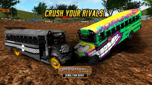 School Bus Demolition Derby screenshot 1