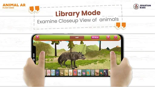 Animal AR 3D Safari Flash Card