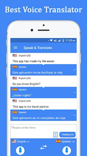 Speak and Translate Languages