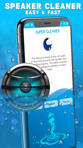 Speaker cleaner - Remove water