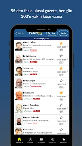 Köşe Yazarları - Yazaroku.Com
