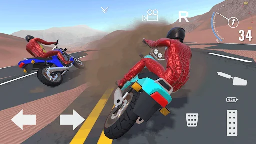 Real Motorcycle Driving Rush