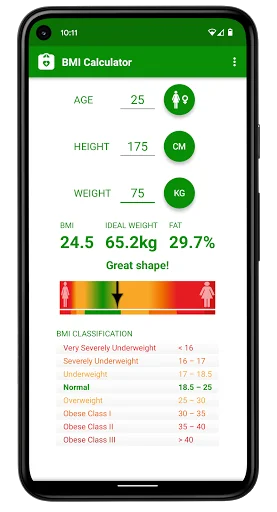 BMI Calculator screenshot 1