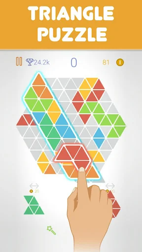 Tringles™ puzzle: royal blocks