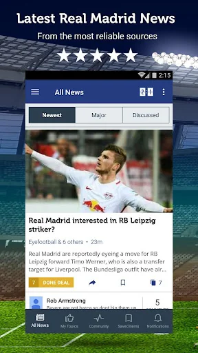 Unofficial Real Madrid News screenshot 1