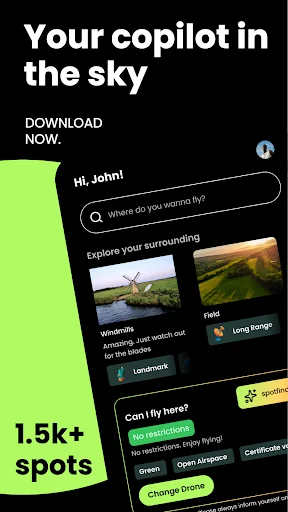 spotfindr – Drone No Fly Zones
