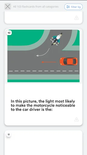 Motorcycle DMV Permit Test Ed screenshot 2